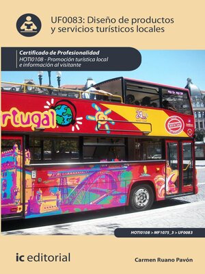cover image of Diseño de Productos y servicios turísticos locales. HOTI0108